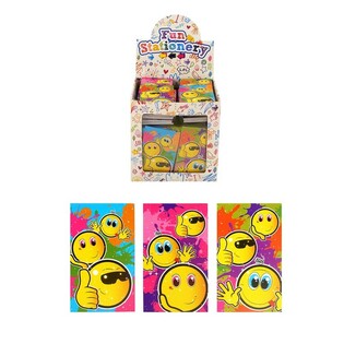 CARNET DE NOTES – MODÈLE : SMILEY EN PRÉSENTOIR (168 pcs)