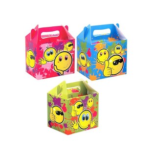 Boîte Repas Enfant SMILEY – 14 x 9,5 x 18 cm (Pack de 12)