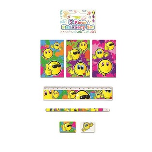 Set d'écriture Smiley 5 pièces (24 pcs)
