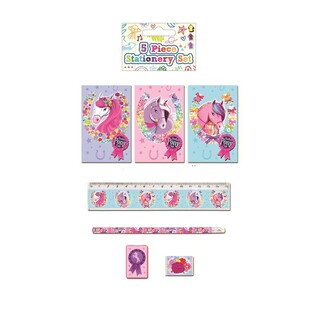 SET D’ÉCRITURE PONEYS 5 PIÈCES (24 pcs)