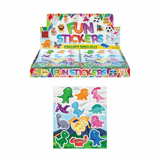 FUN STICKERS – MODÈLE : DINOSAURE (120 pcs.)