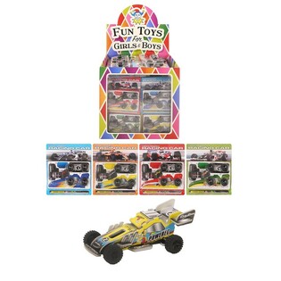 Kit Construction Voiture de Course 3D Moteur à Friction (60 pièces)