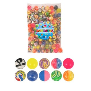 Mélange de Balles Rebondissantes, 3,3 cm (100 pcs)