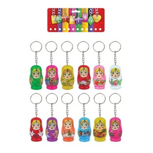 PORTE-CLÉS POUPÉE RUSSE (12 pcs)