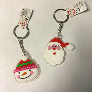PORTE-CLÉS DE NOËL (12 pcs.)