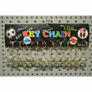 PORTE-CLÉS TÊTE DE MORT / PIRATE (12 pcs)