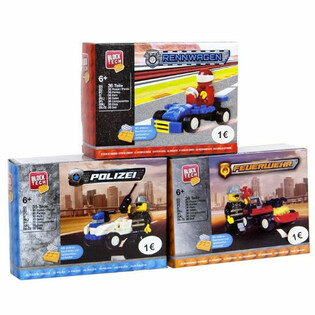 Véhicules en Briques de Construction Block Tech Mix (9 pcs)