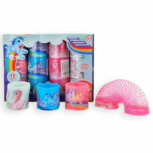 Spirale Licorne Arc-en-ciel &Oslash; 6 CM (12 pcs)