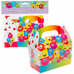 Boîte à Friandises Smiley 12x12.5x6 cm (12 pcs)