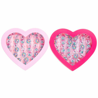 Bagues Sirène dans Boîte en Cœur (36 pcs)