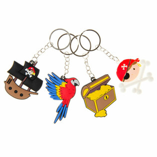 MIX PORTE-CLÉS PIRATES (48 pcs)