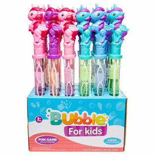 Grand Sabre à Bulles Licorne 38 cm en Présentoir (24 pcs)