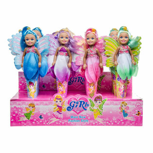 POUPÉE FÉE EN PRÉSENTOIR (12 pcs)