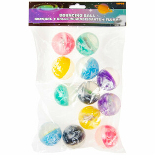 Balles Rebondissantes Espace / Univers Ø 4,5 cm (12 pcs)