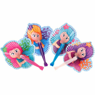 ÉVENTAIL SIRÈNE (12 pcs)