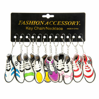 PORTE-CLÉS CHAUSSURE DE FOOT (12 pcs)