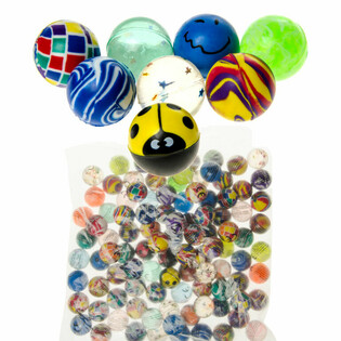 MIX BALLES REBONDISSANTES Ø 2,7 cm (100 pcs)