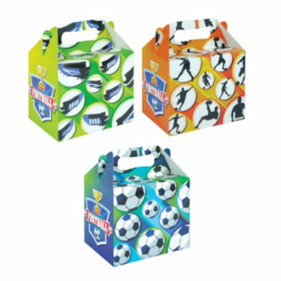 Boîte Menu ENFANT – FOOTBALL – 14 x 9,5 x 18 cm (24 pcs)
