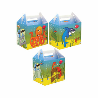 Boîte Menu Enfant – SEA LIFE – 14 x 9.5 x 18 cm (24 pcs)