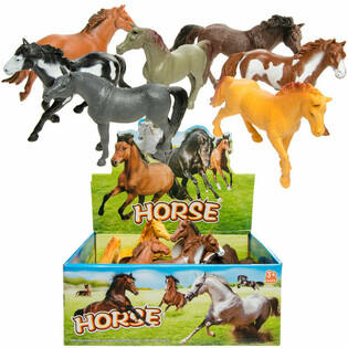 Assortiment de Chevaux en Présentoir (12 pcs)