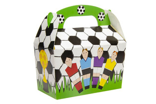 BOÎTE À FRIANDISES FOOTBALL 12x12.5x6 cm (12 pcs.)