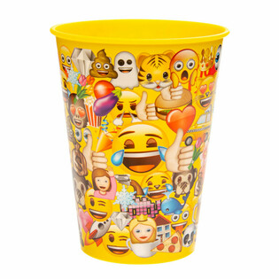 Gobelet &agrave; Boisson / Coupe de Glace Emoji - 260 ml (12 pcs)