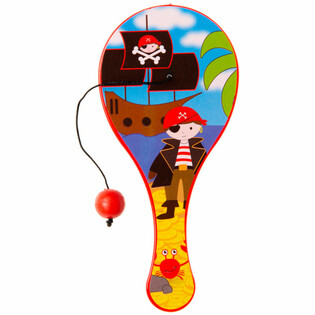 RAQUETTE PADDLE - PALETTE AVEC BALLE - MODÈLE : PIRATE (48 pcs)