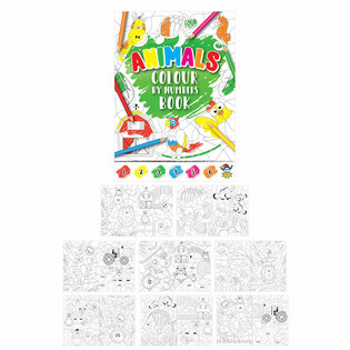 Cahier de Coloriage par Numéros - Animaux (48 pièces)