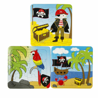 Mix de Puzzles Pirates - 14 x 14 cm (50 Pièces)