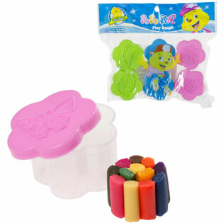 SET DE : 6 POTS DE P&Acirc;TE &Agrave; MODELER EN EMBALLAGE (1 pc)