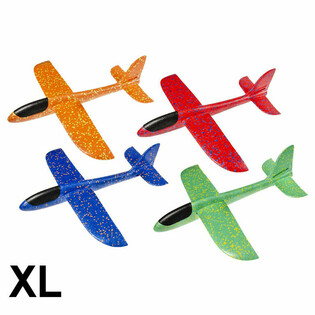 Avions planeurs XL en mousse (10 pièces)
