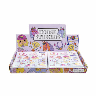Présentoir Stickers Fun Chevaux (120 pcs.)