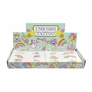 TATOUAGES FUN – MODÈLE : LICORNE (96 pcs)