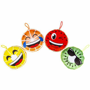 Peluche Fruits Smiley - Mix (24 pièces)