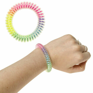 Bracelets Élastiques Arc-en-ciel Enfants (48 Pièces)