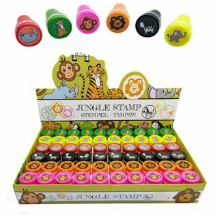 Tampons Animaux de la Jungle en Présentoir (60 pièces)