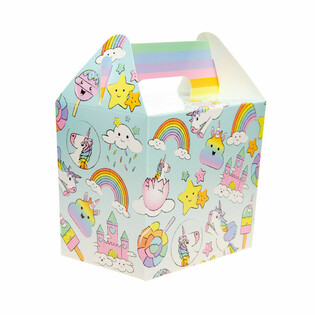 Boîte Menu Enfant / Boîte Cadeau Licorne 14x10x17 cm (12 pcs)