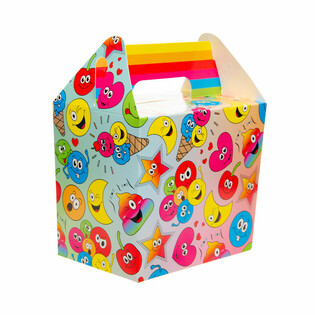 BOÎTE MENU / BOÎTE SURPRISE SMILEY 14x10x17 cm (12 pcs)