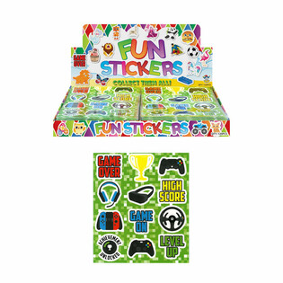Autocollants Fun - Modèle : Gamer (120 pcs)
