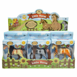 LITTLE HORSE - Figurines de Chevaux en Présentoir (12 pcs)