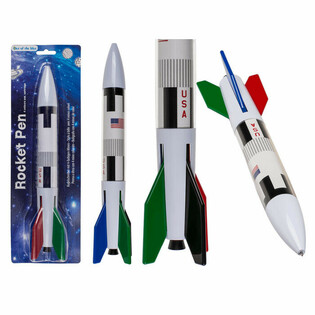 PRIX MINI | Stylo Bille Géant XL Fusée 4 Couleurs (12 pcs)