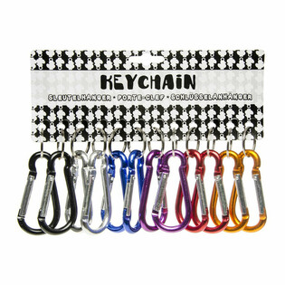 Porte-cl&eacute;s Mousqueton Color&eacute;s (48 pcs)
