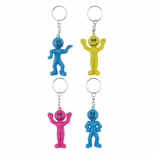Porte-clés Bonshommes Smiley (60 pcs.)