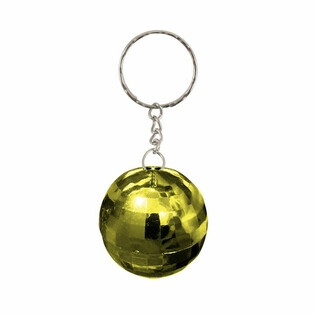 Porte-clés Boule à Facettes Dorée (12 pièces)