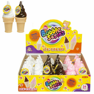 Bulles de Savon en Forme de Grande Glace en Pr&eacute;sentoir (24 pcs)