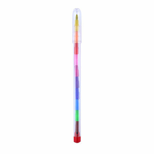 Stylo crayons de cire empilables (24 pièces)