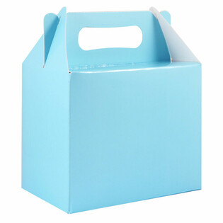 Boîtes à Cadeaux et Friandises Bleu Clair 14x18x10 cm (12 pcs)