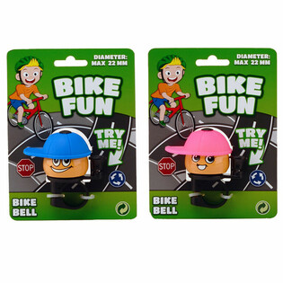 Sonnette de Vélo Enfant BIKE FUN sur Carte (24 pcs)