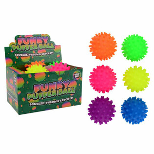 Pr&eacute;sentoir Balle &agrave; Picots Funny Puffer (12 pcs.)