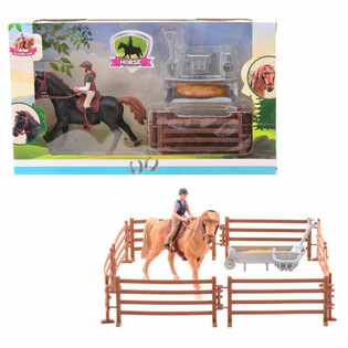 MY LOVELY HORSE - Jouet Cheval avec Centre Équestre - Boîte Cadeau (1 pc.)